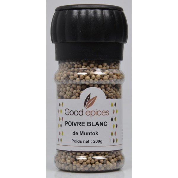 Good épices Poivre Blanc de Muntok 200gr