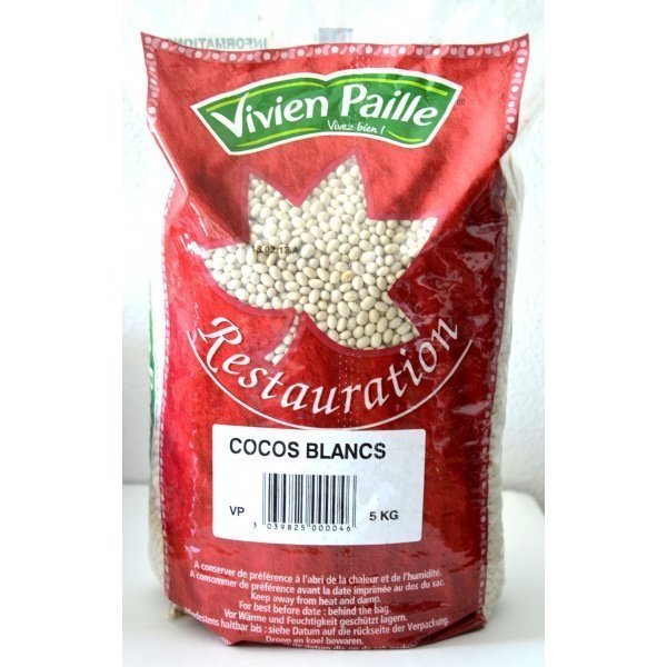 Vivien Paille Haricot Cocos Blancs 5kg