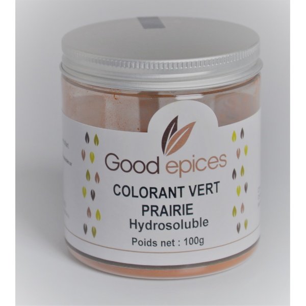 Good épices Colorant Alimentaire vert prairie hydrosoluble 100gr (Préco)