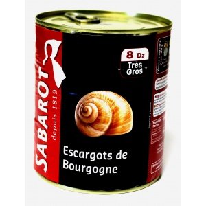 Sabarot Escargots de bourgogne 8 dz boite 4/4